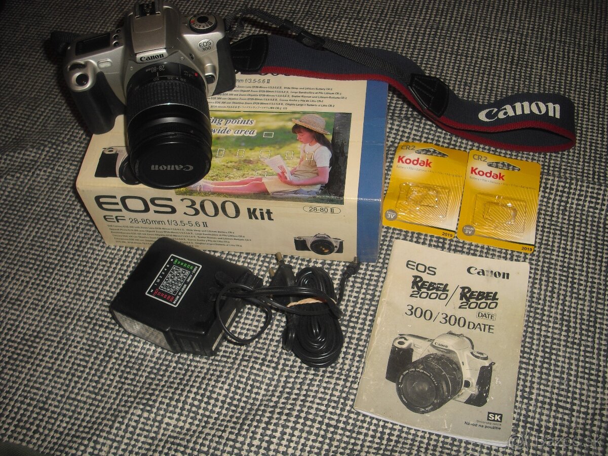 Predam funkcny Canon EOS 300 28-80mm foto aparat