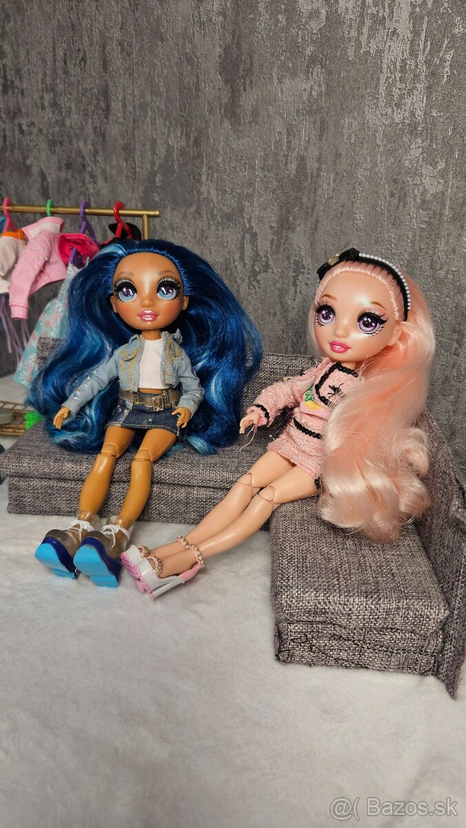 Bábiky RAINBOW HIGH – sada 2 kusov + doplnky