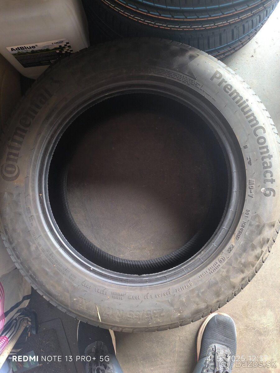 235/55r17 letné pneumatiky