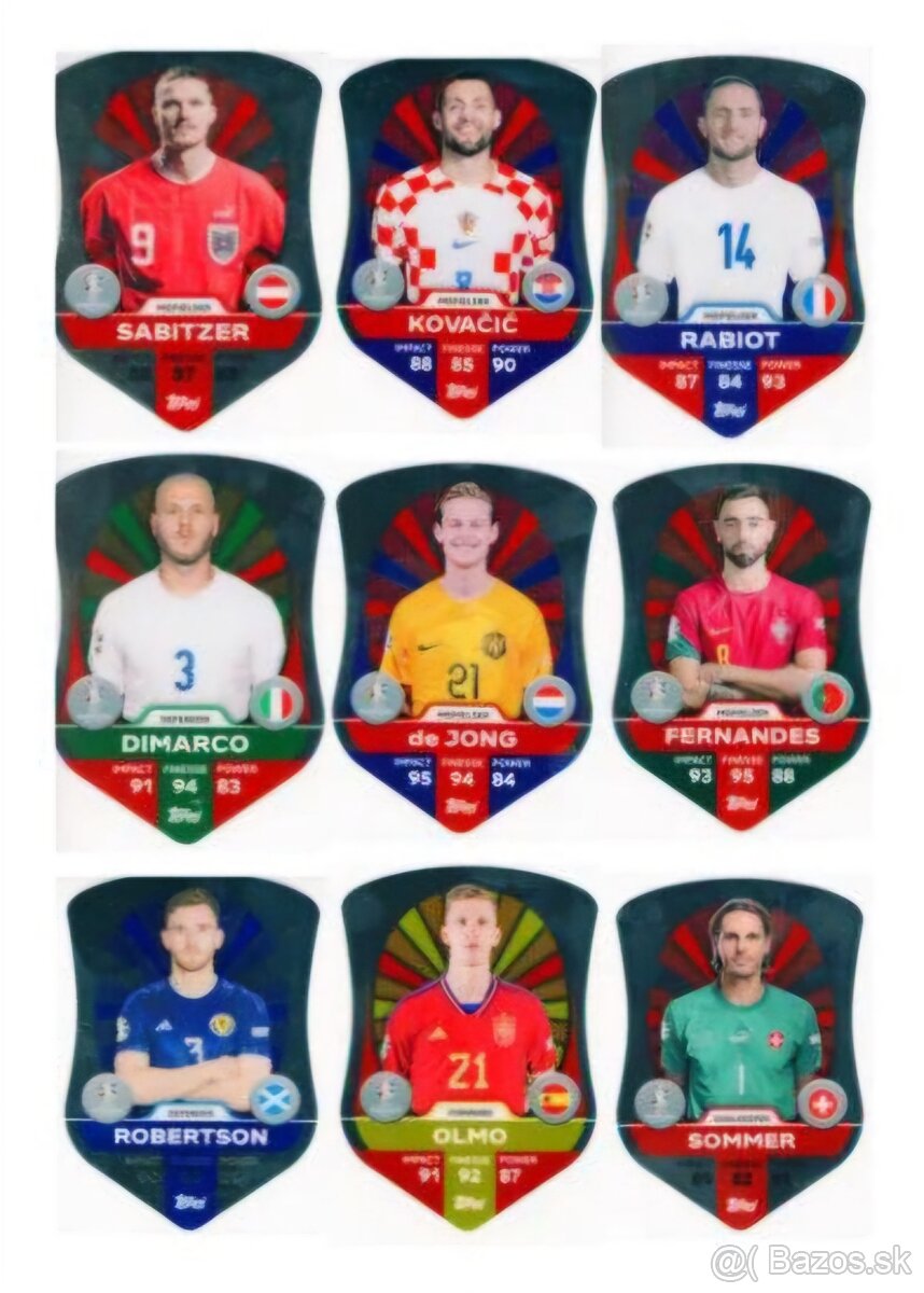 FANSHOP.SK TOPPS Match Attax Euro 2024 Chrome Pro Elite Shie