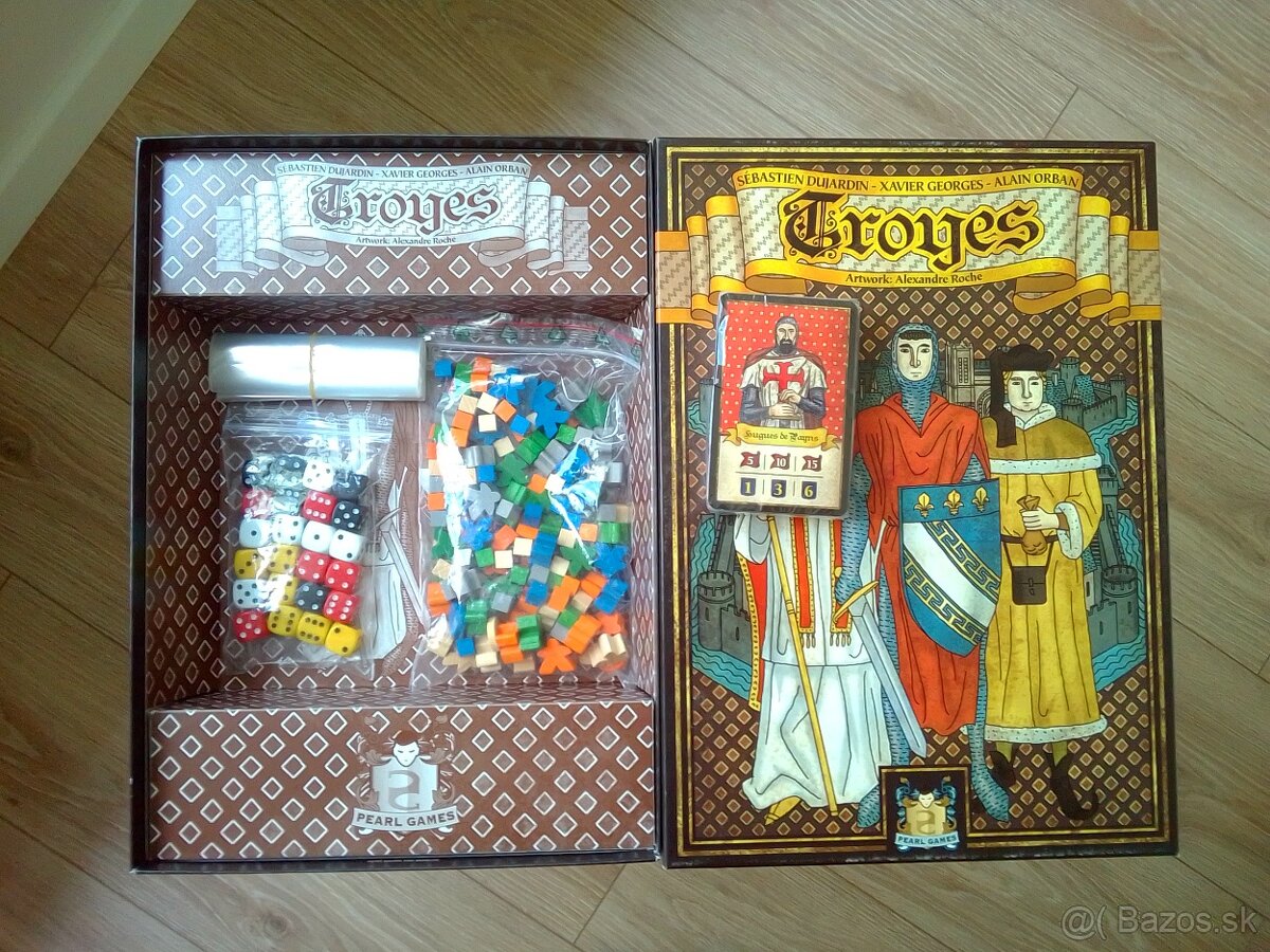 Troyes, spoločenské stolové hry