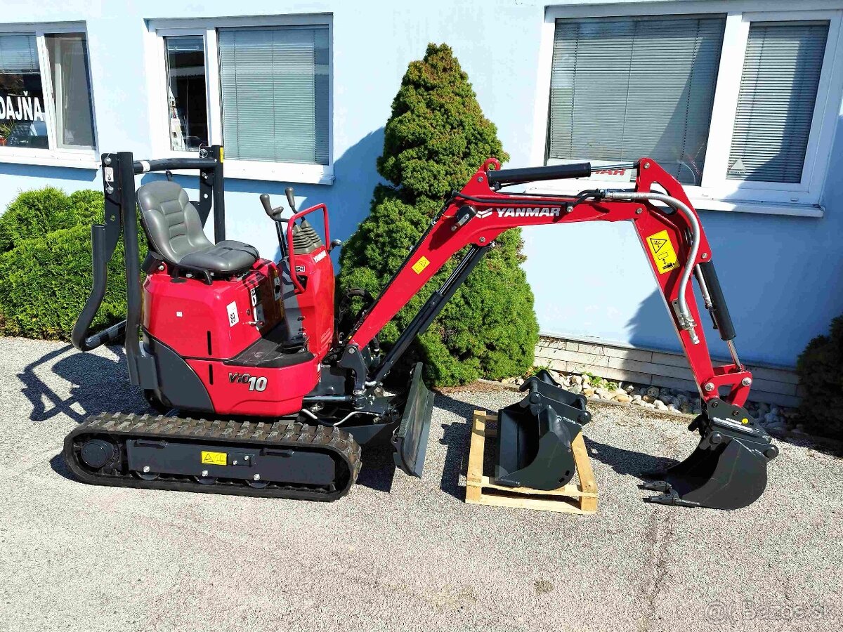 minirypadlo Yanmar ViO10 minibager (1150kg) RV2022