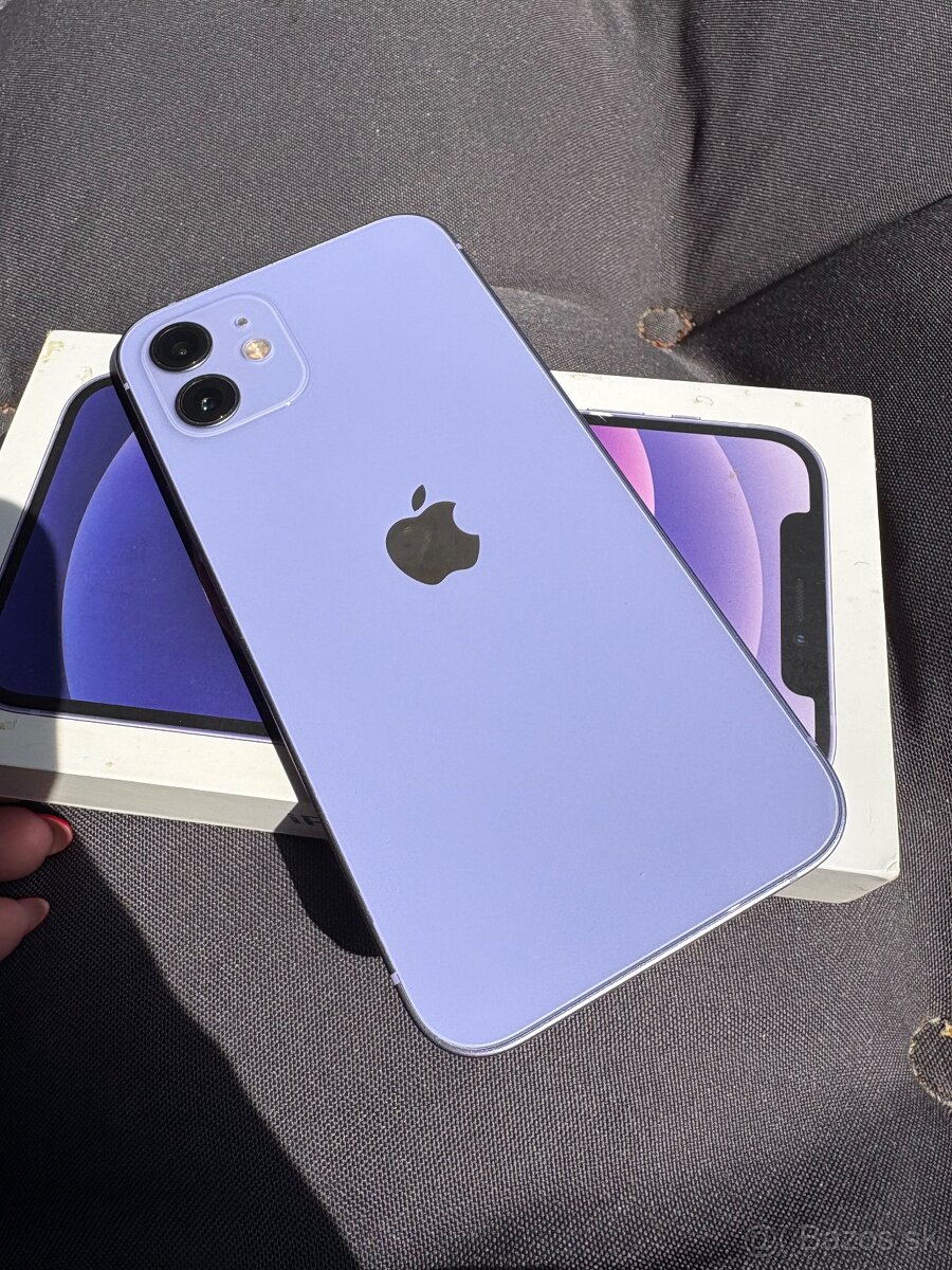 Predám iPhone 12 – fialový, 64 GB
