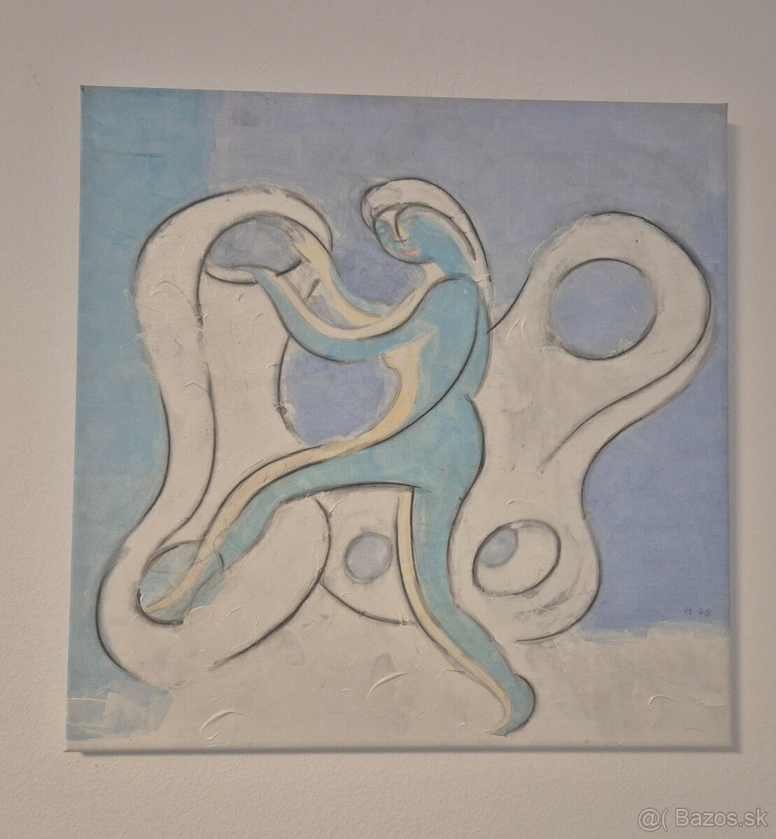 Predám obraz – Vladimír Havrilla, akryl na plátne, 50x50 cm