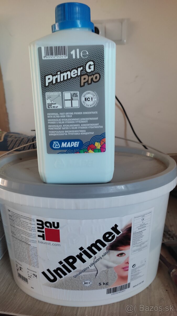 Primer G Pro + Baumit Uni Primer