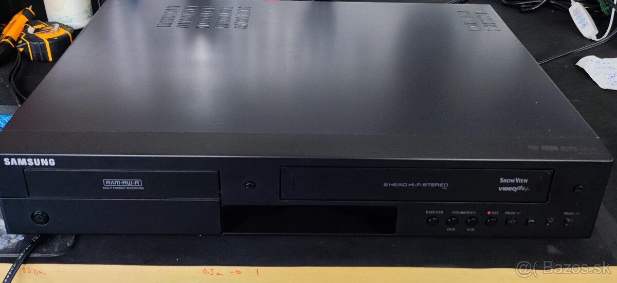 Predám DVD/VCR rekordér Samsung DVD-VR370