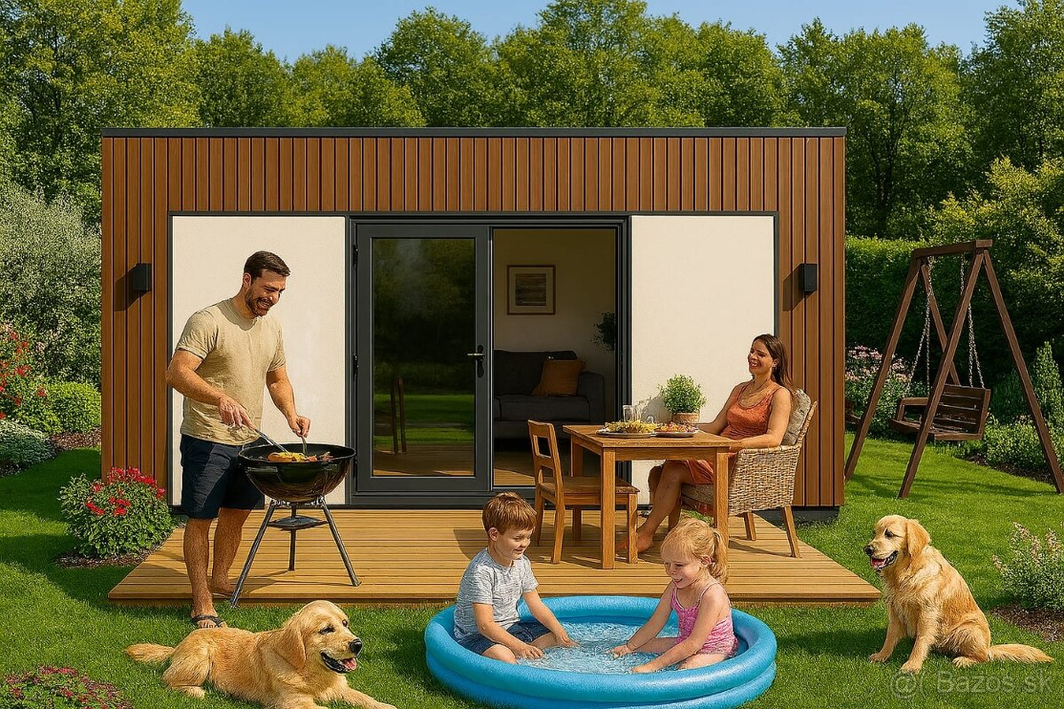 Mobilný kontajner PALISANDRO WHITE 6×3 m