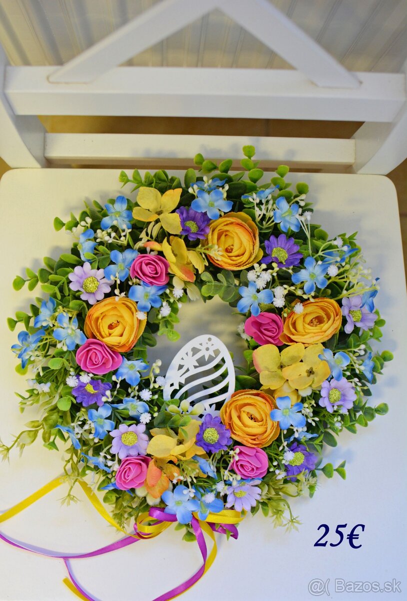 Jarný, veľkonočný a celoročný veniec