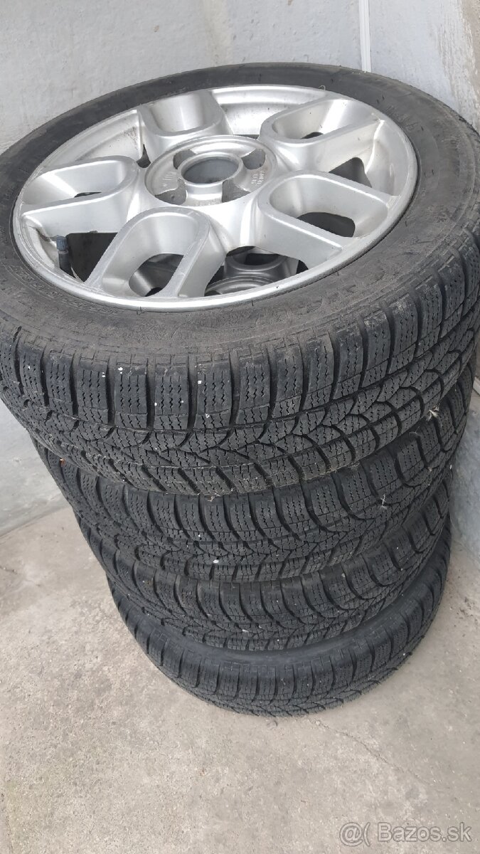 Zimne kolesa, disky, pneu Fiat 500