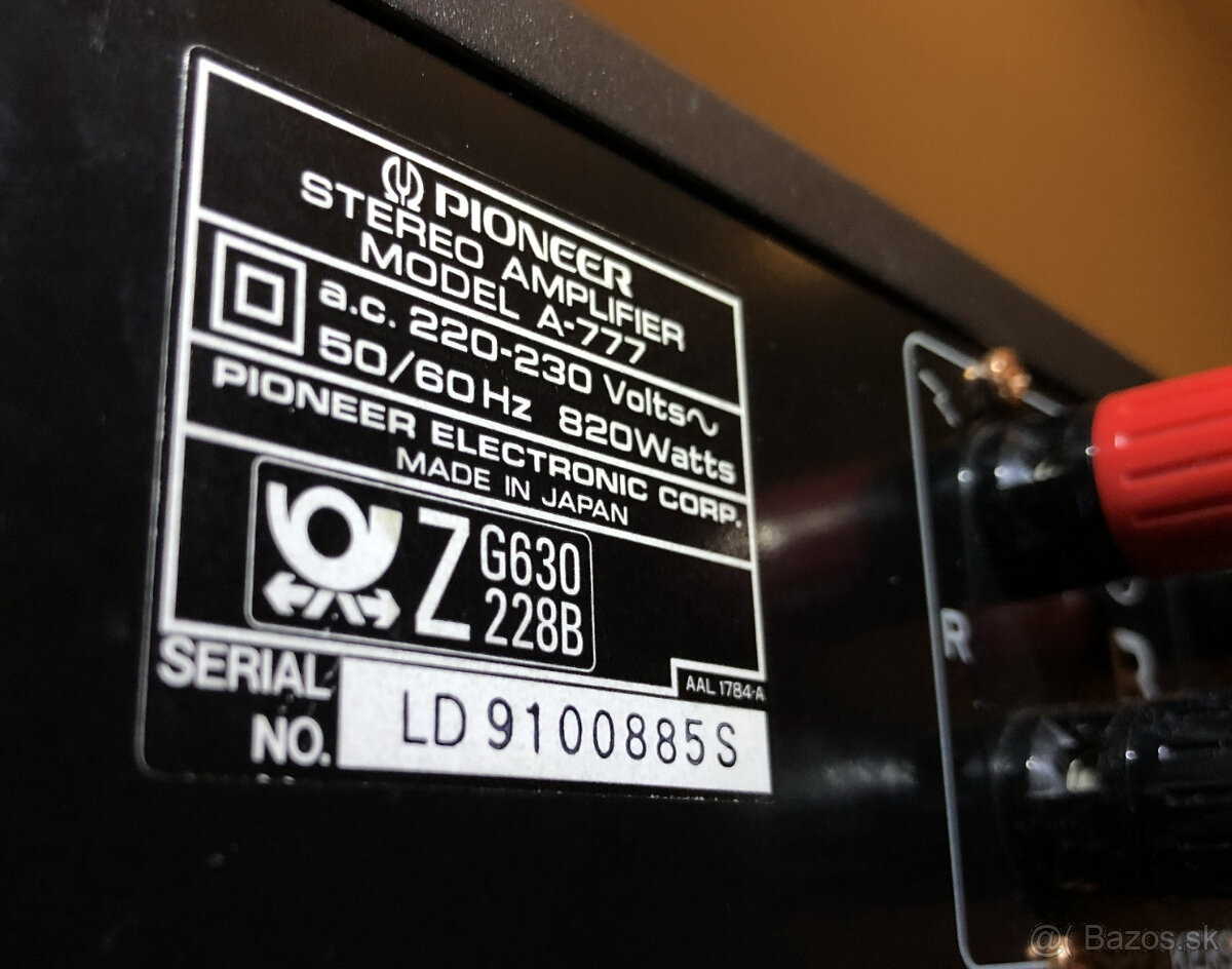 nefunkcny Pioneer A777 na opravu