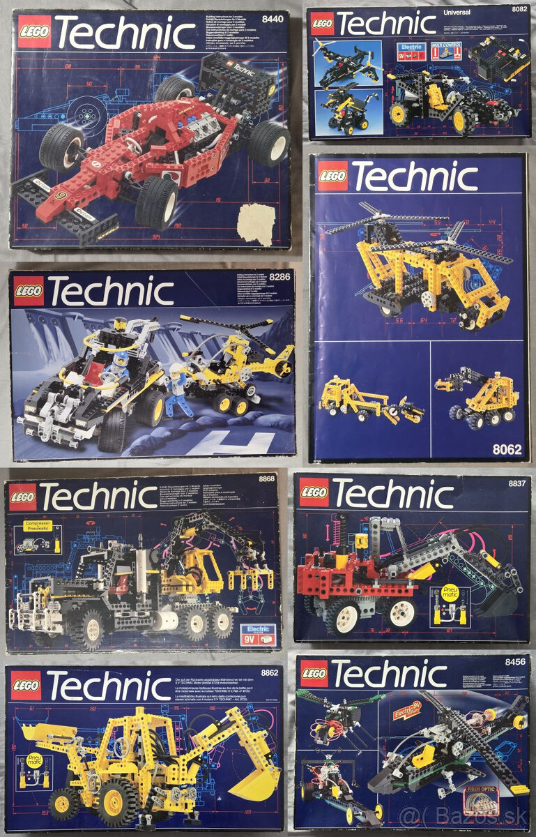 Lego Technic Sady 80, 90 roky, Na predaj