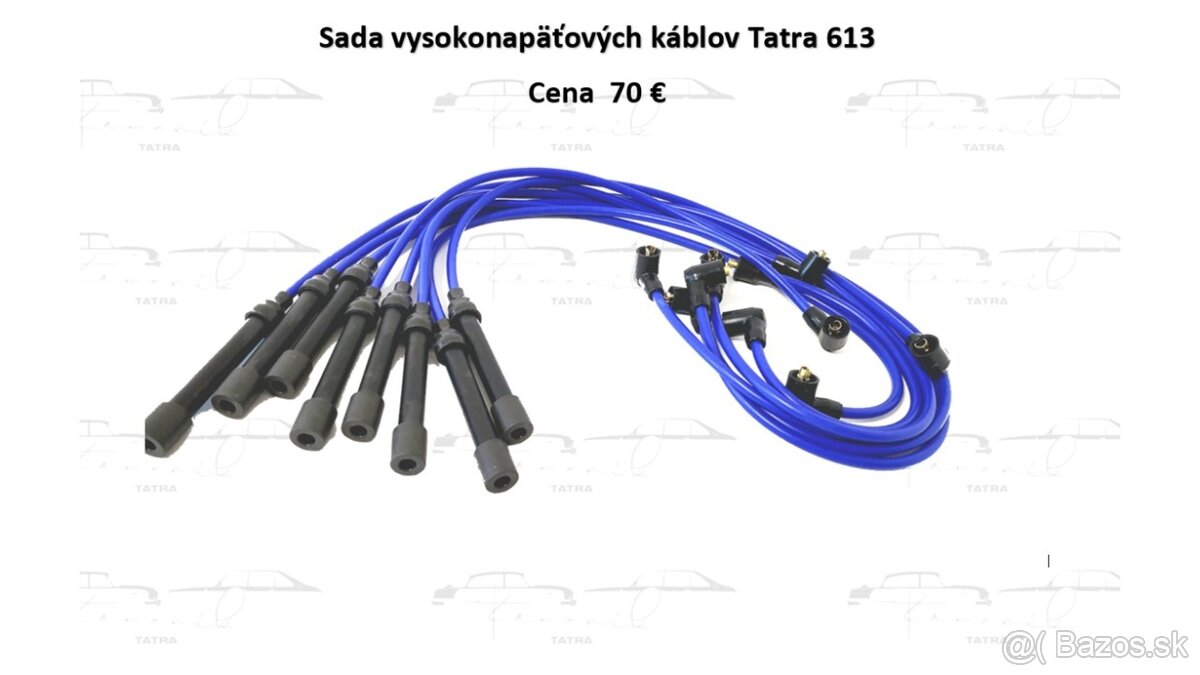 Tatra 613 sada káblov zapalovania