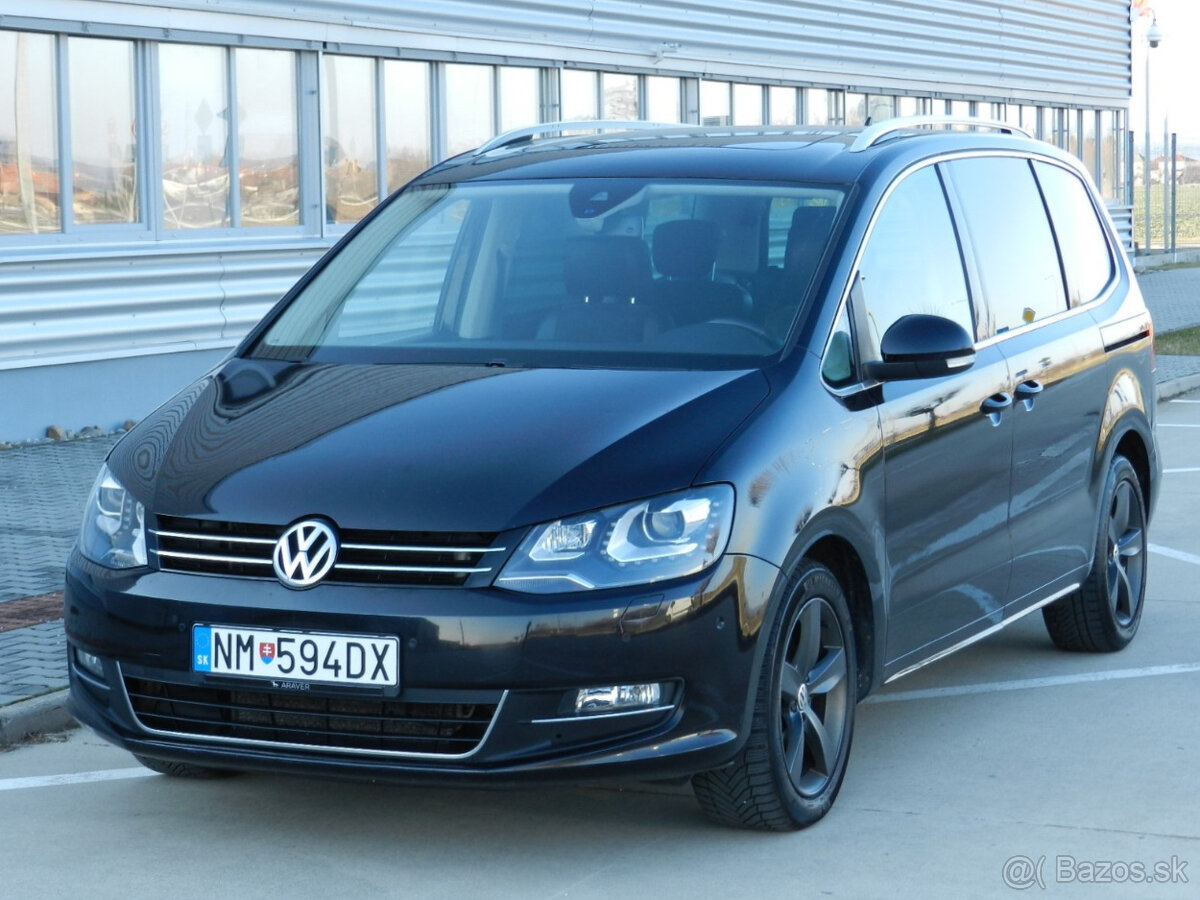 VW Sharan 2.0 TDI Highline 4MOTION 7miest Panorama Webasto