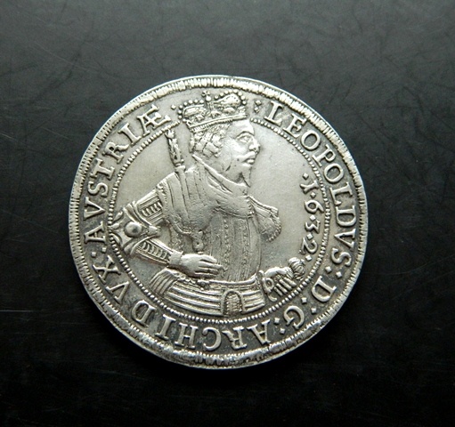 Predám 1 toliar 1632 Hall arc. Leopold