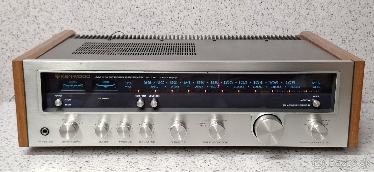 KENWOOD KR-4600 》AM FM RECEIVER 》MADE IN JAPAN