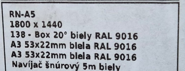 Plastové rolety - vonkajšie
