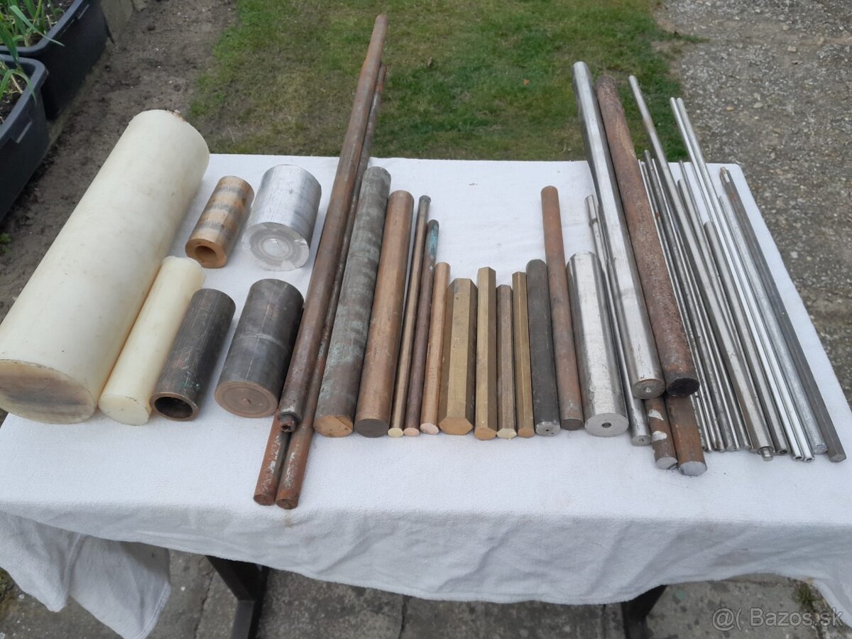 Materiál: dural, bronz, mosadz, silon, nerez.