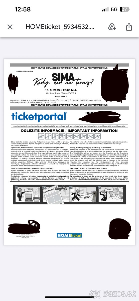 Koncert Sima, 13.9.25 TT