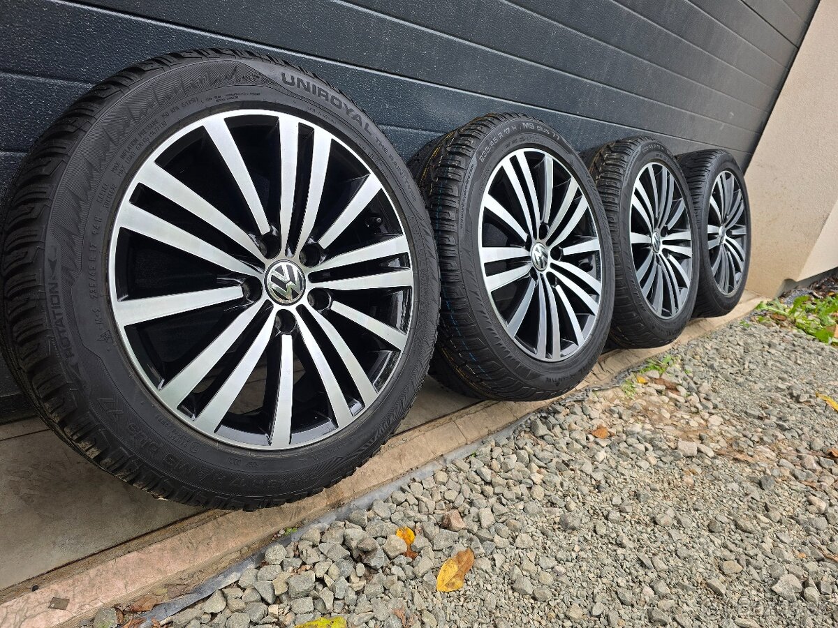 Zimná Sada Volkswagen Passat 235/45 R17 Nové Pneu Uniroyal