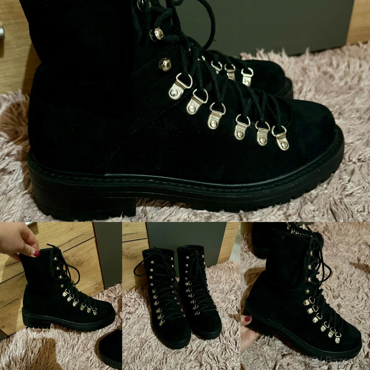 prettylittlething clenkove stylove prechodne cizmy-topanky