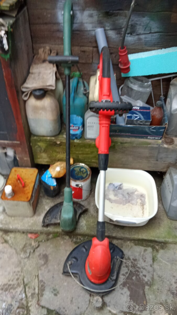 Predám elektrické vyžínače Bosch a Hecht