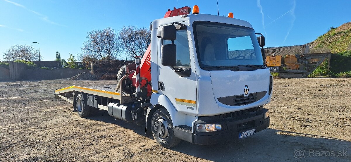 ODTAHOVKA RENAULT MIDLUM -HYDRAULICKÁ RUKA-10T-198000KM-TOP