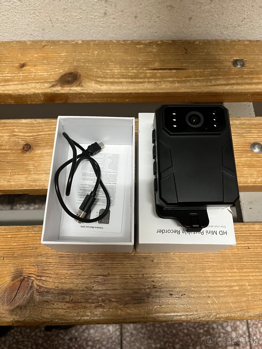 Telová mini kamera 1080 HD + 32 GB SD karta.