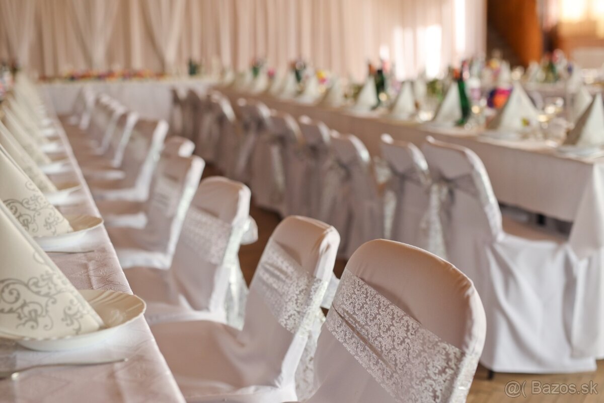 Svadobné mašle na stoličky