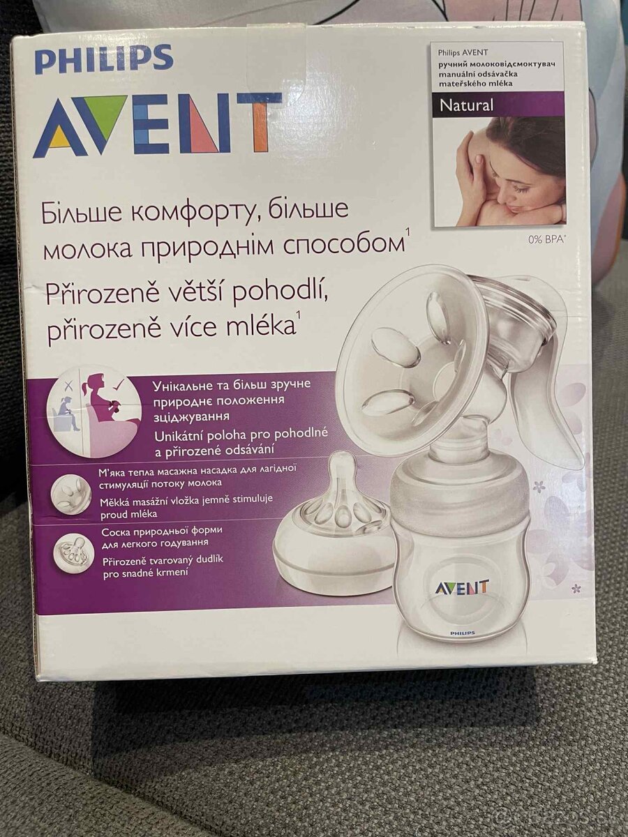 Avent manuálna odsávačka mlieka