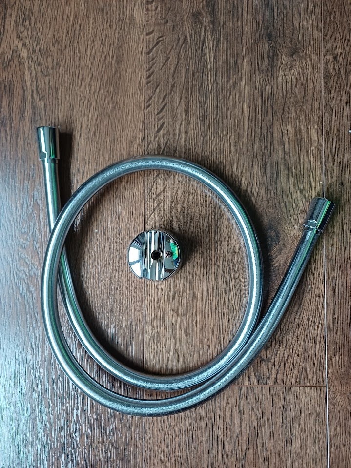 Kludi sprchová hadica suparaflex silver a držiak sirene