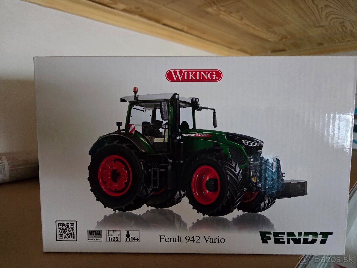 Model traktor fendt 942 vario 1:32 wiking (Zetor,tatra,škoda