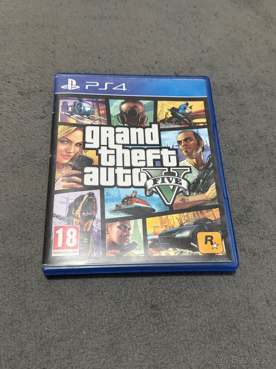 Predám hru na hernú konzolu PS4/PS5 GTA 5 Online Originál