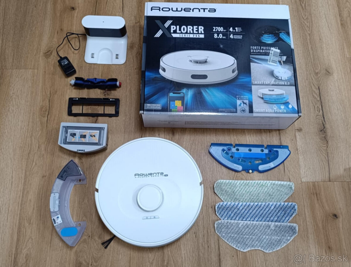 Robotický vysavač Rowenta RR8577WH X-Plorer S75s 4v1