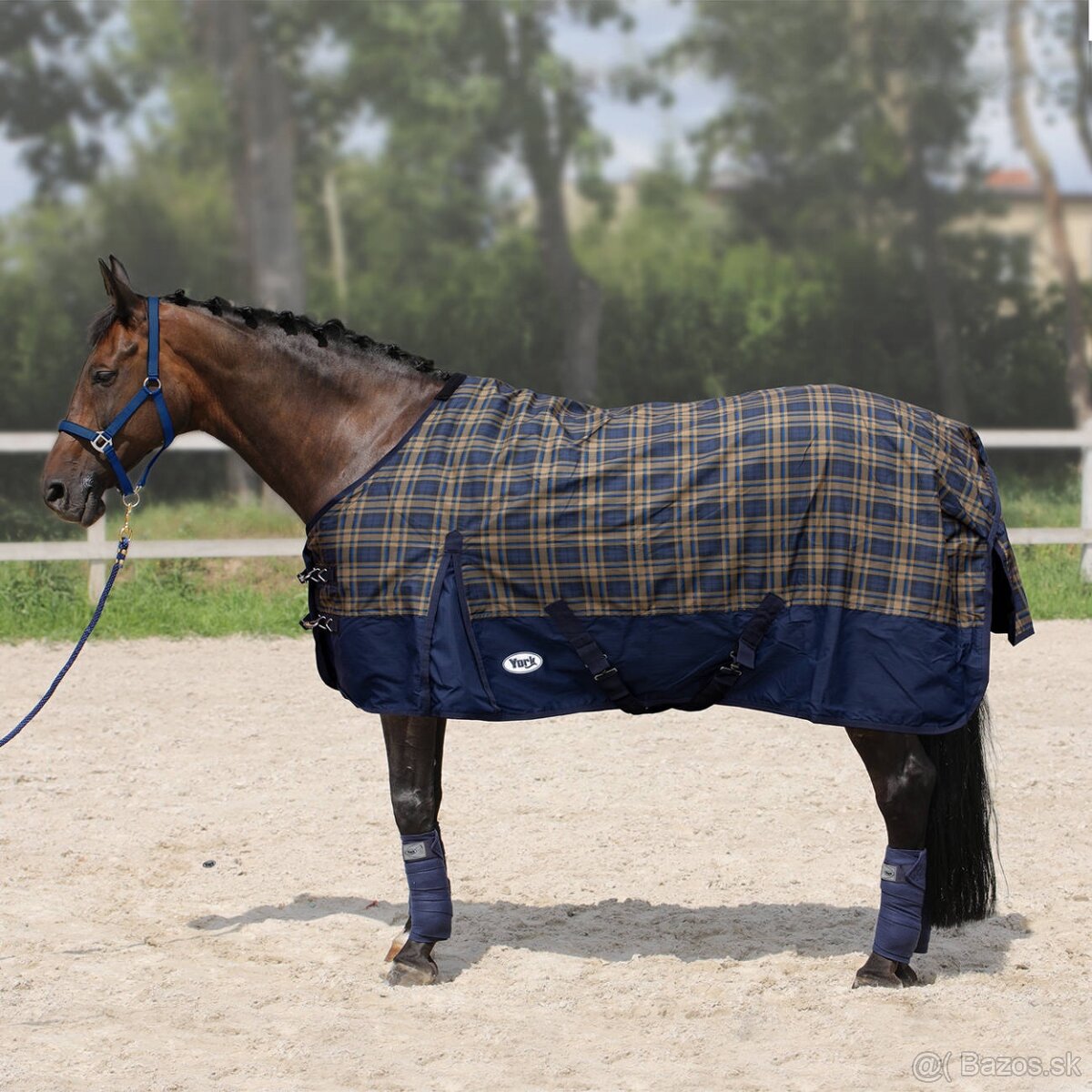 Výbehová nepremokavá s flísom - Káro