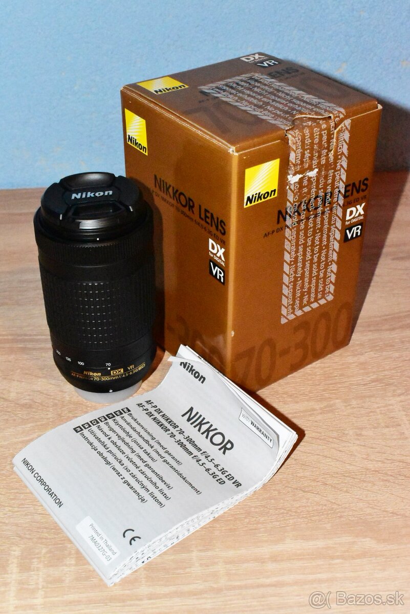 Nikon AF-P 70-300 F/4.5-6.3 G ED VR v zaruke