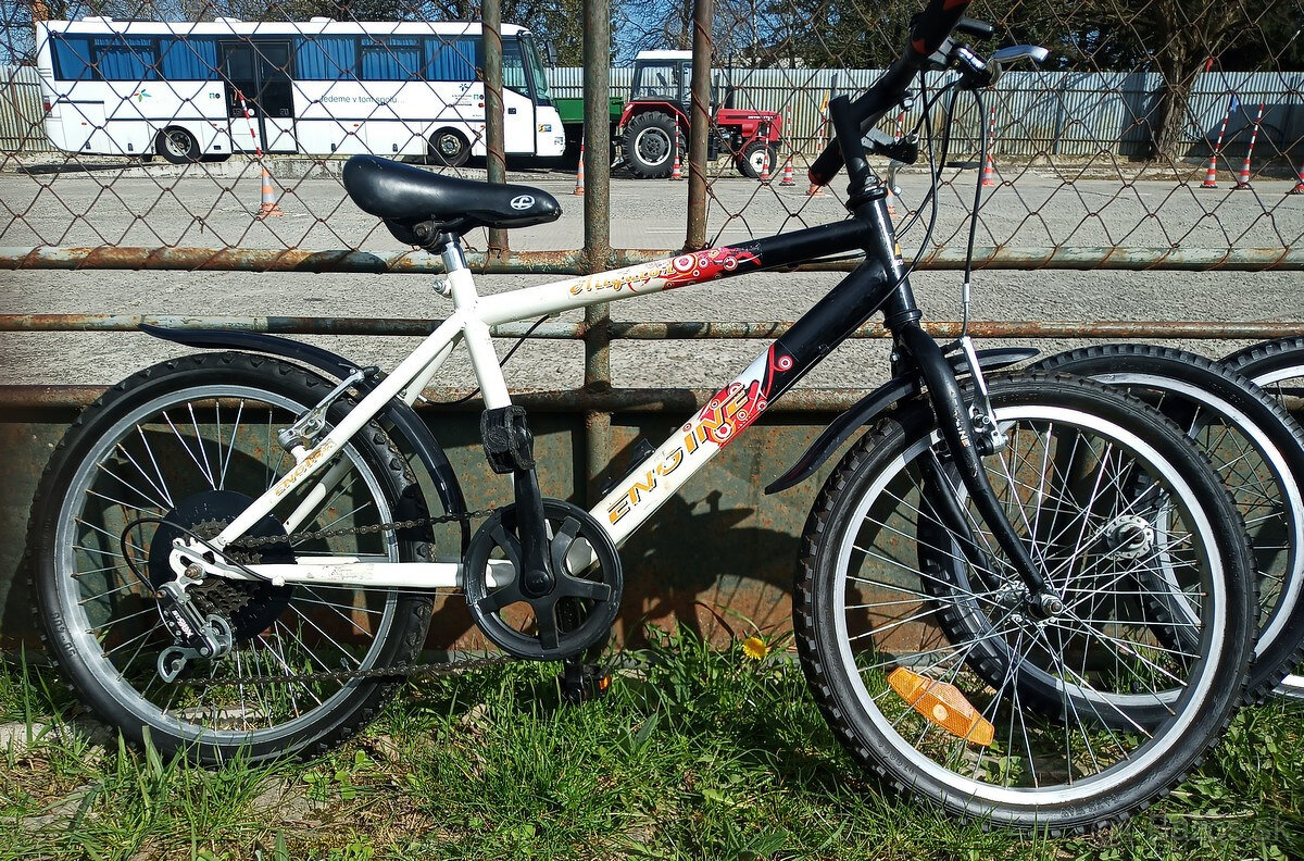 Detský bicykel 20" + rezervné kolesá - po generálke