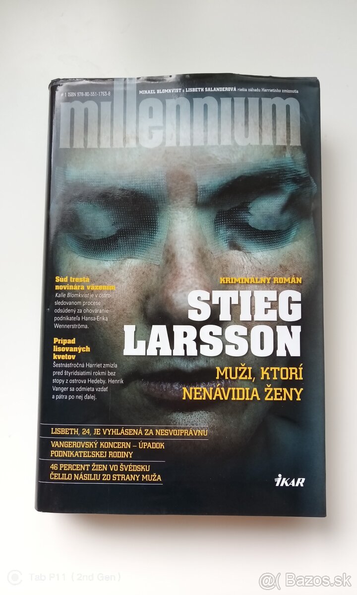 Stieg Larsson - Muži, ktorí nenávidia ženy