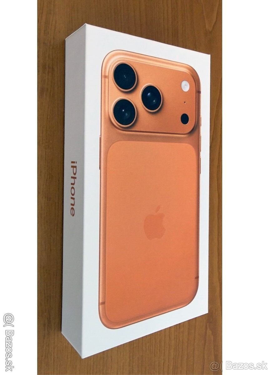 iPhone 17 Pro Max 256 GB cosmic orange kozmický oranžový NEW