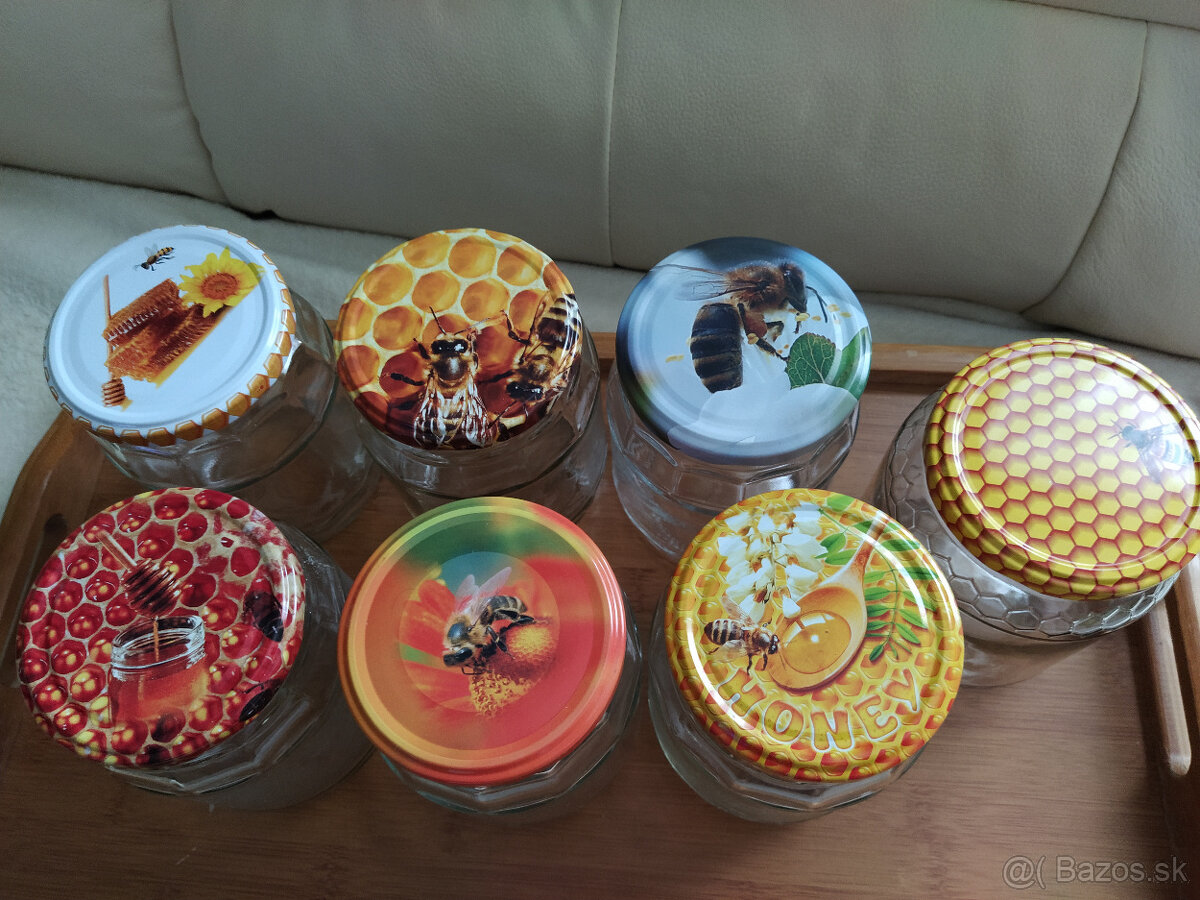 Poháre na med bez etiket 30 ks (iba osobný odber)