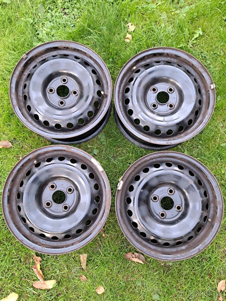 Plechove disky Kia rio, stonic 15 - 4x100