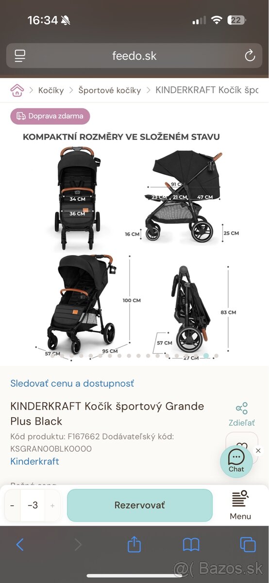 KINDERKRAFT Grande Plus Black