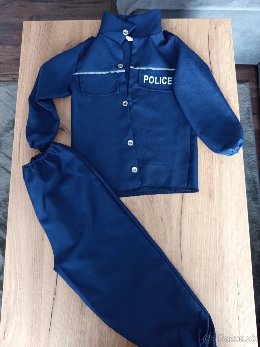 Karnevalový kostým policajta 3-5 rokov