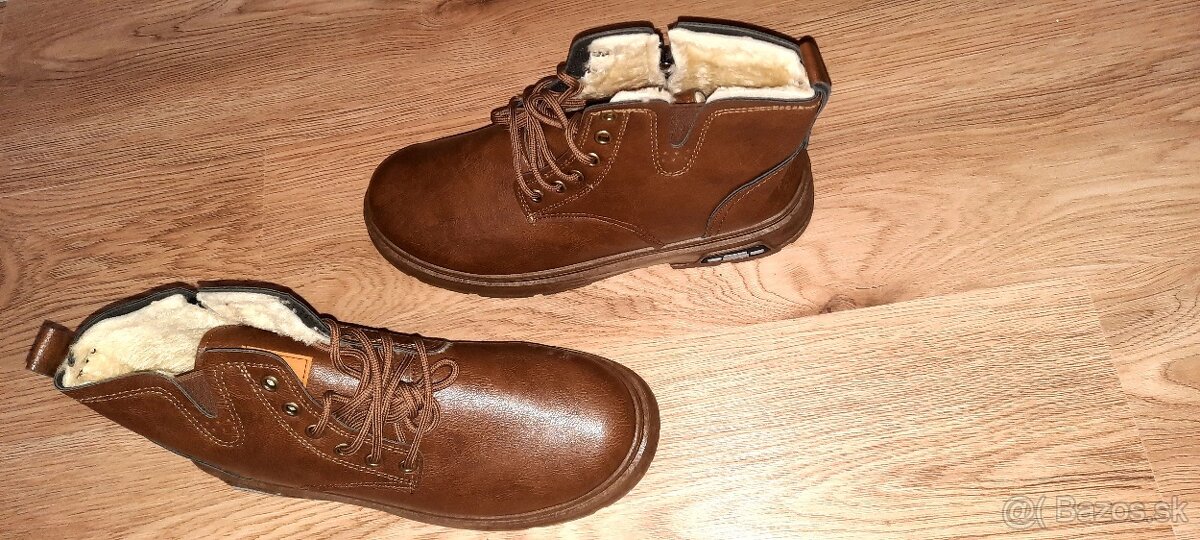 Pánske zimné topánky s vysokým vrchom