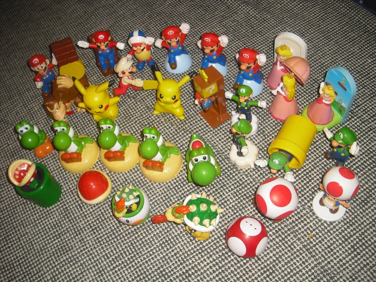 Predam zbierku Super Mario Bros McDonalds hraciek