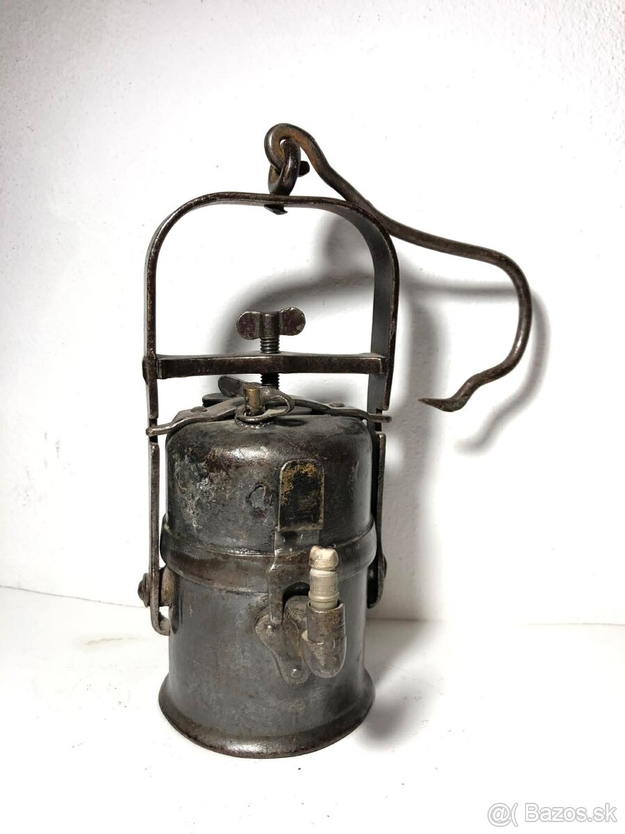 Banícka lampa karbidka banícky kahan 2
