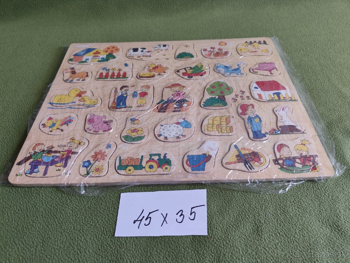 Hračky puzzle skladačky -2 ks