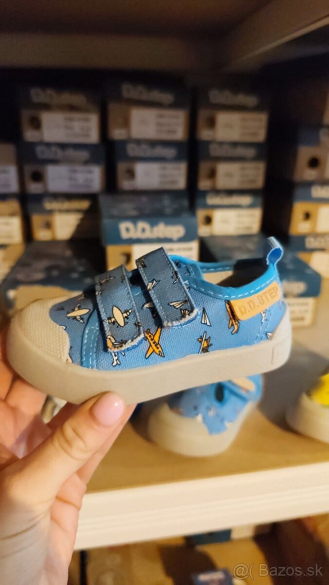 D.D. Step CSB-41239 – letné plátené tenisky pre deti