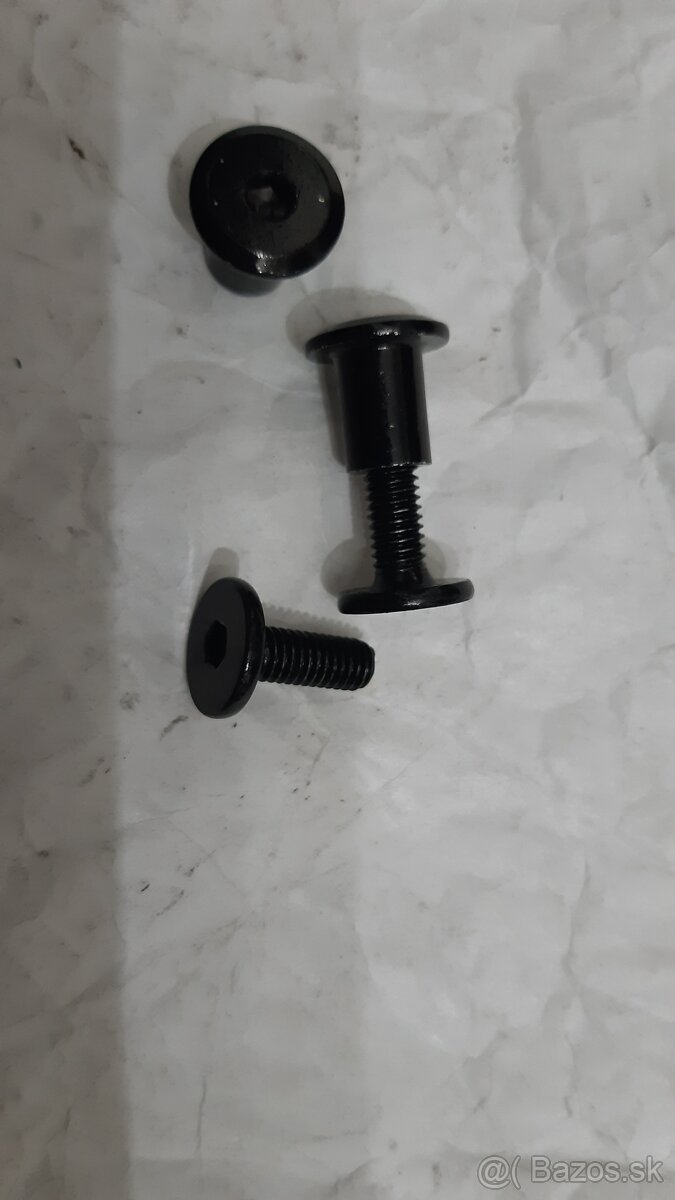 Matica + skrutka M6 čierna 10ks/7€