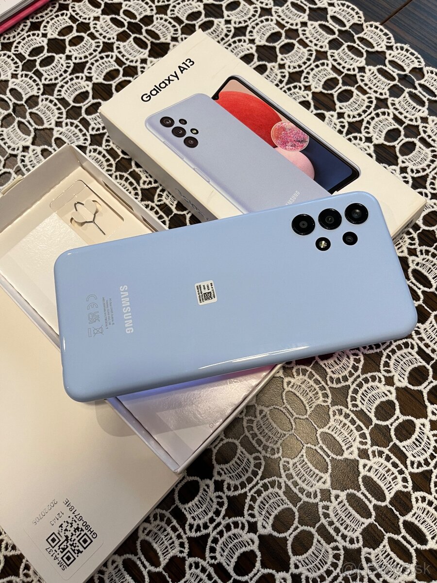 Samsung Galaxy A13 – 128 GB, 4 GB RAM, Modrý – TOP stav