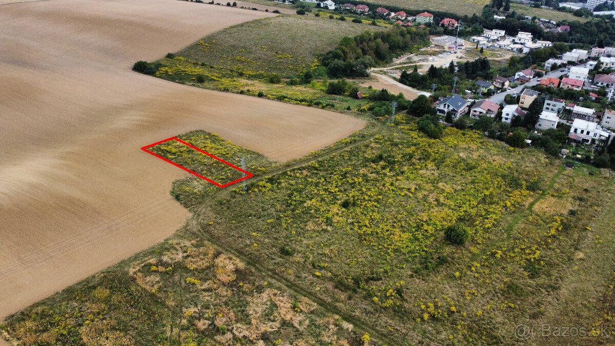 Rúrky,pozemok 786m2 s výhľadom na Prešov